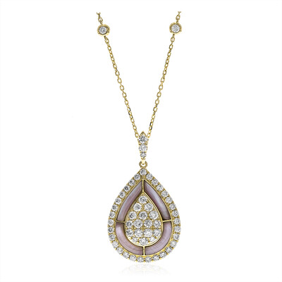 14K I1 (H) Diamond Gold Necklace (CIRARI)