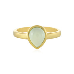 Aqua Chalcedony Silver Ring