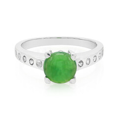 Imperial Chrysoprase Silver Ring