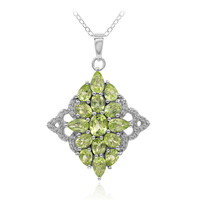 Peridot Silver Necklace