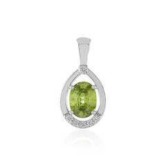 Sphene Silver Pendant