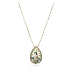 London Blue Topaz Silver Necklace