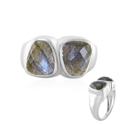 Blue Maniry Labradorite Silver Ring (KM by Juwelo)