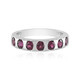 Rhodolite Silver Ring