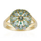 9K Nigerian Mint Green Beryl Gold Ring