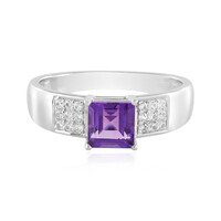 Uruguayan Amethyst Silver Ring