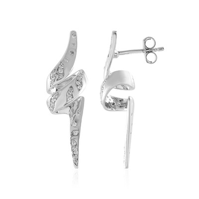 Zircon Silver Earrings (de Melo)