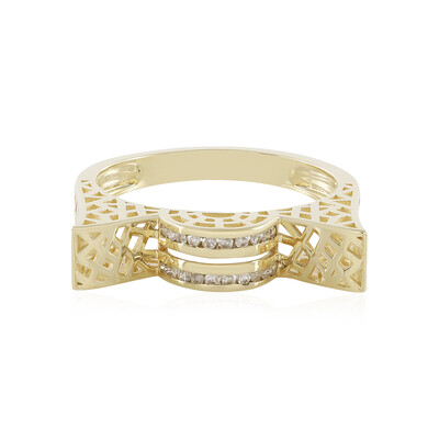 9K I2 (J) Diamond Gold Ring (Ornaments by de Melo)