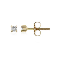 9K IF (G) Diamond Gold Earrings