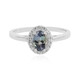 Unheated Tanzanite Silver Ring