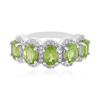 Arizona Peridot Silver Ring