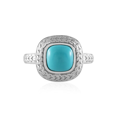 Sleeping Beauty Turquoise Silver Ring