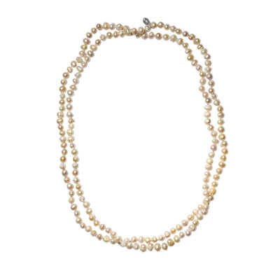 Freshwater pearl Silver Necklace (TPC)