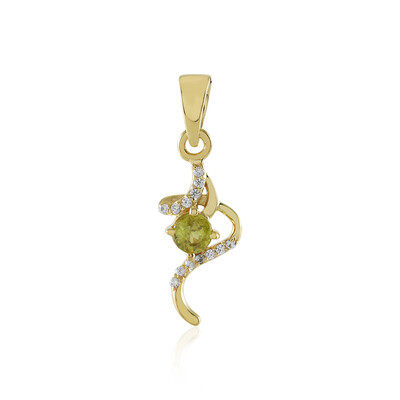 Sphene Silver Pendant