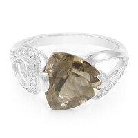 Smoky Quartz Silver Ring