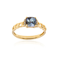 14K Unheated Tanzanite Gold Ring (CIRARI)