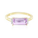 Rose de France Amethyst Silver Ring