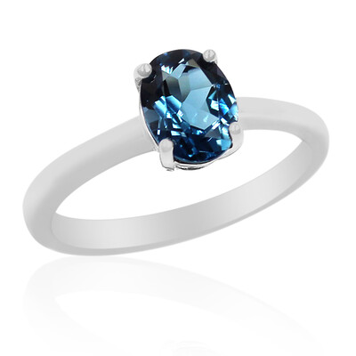 London Blue Topaz Silver Ring