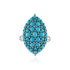 Sleeping Beauty Turquoise Silver Ring (Faszination Türkis)