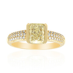 18K SI2 Yellow Diamond Gold Ring (de Melo)