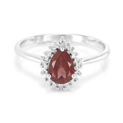 Malaya Garnet Silver Ring