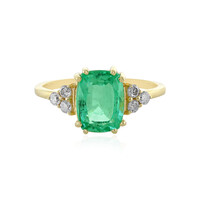 18K Ethiopian Emerald Gold Ring (AMAYANI)