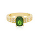 Russian Diopside Silver Ring