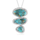 Mojave Blue Copper Turquoise Silver Necklace (Faszination Türkis)