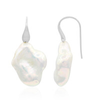 Freshwater pearl Silver Earrings (TPC)