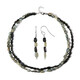 Black Tourmaline Silver Set