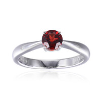 Mozambique Garnet Silver Ring