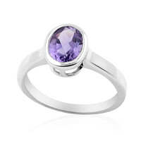 Rose de France Amethyst Silver Ring