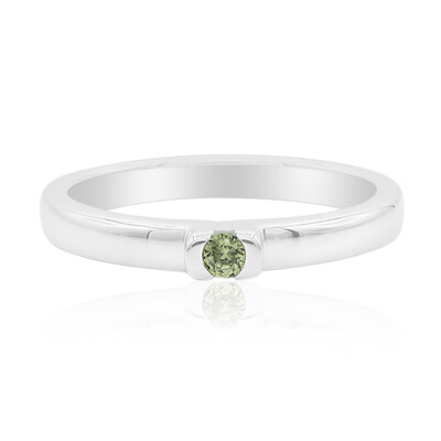 Madagascan Demantoid Silver Ring (John Ferry)