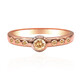 9K SI1 Argyle Rose De France Diamond Gold Ring (Annette)