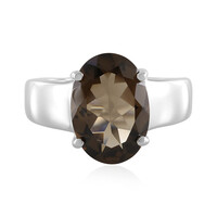 Smoky Quartz Silver Ring