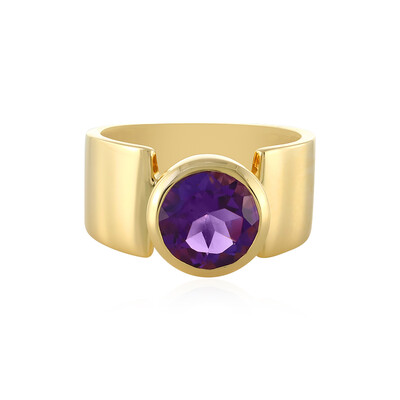 Uruguayan Amethyst Silver Ring