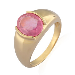 Madagascar Pink Sapphire Silver Ring (de Melo)