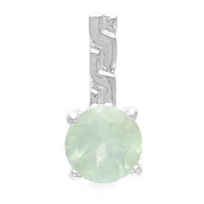 Prehnite Silver Pendant