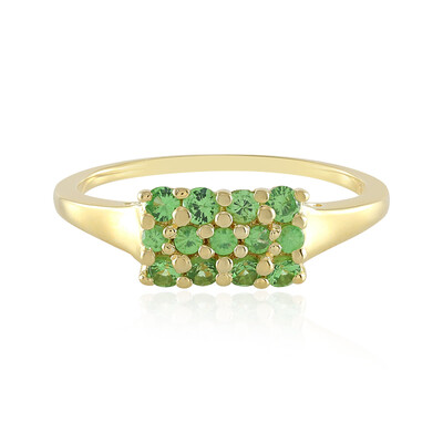 Tsavorite Silver Ring