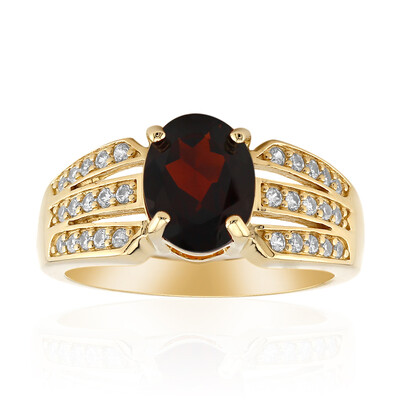 Garnet Silver Ring