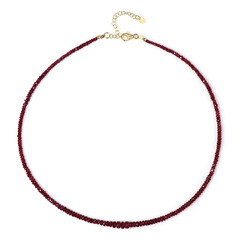 Mozambique Ruby Silver Necklace