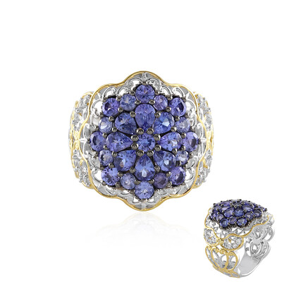 Tanzanite Silver Ring (Gems en Vogue)