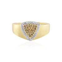 I3 Brown Diamond Silver Ring