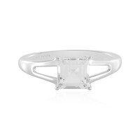 White Topaz Silver Ring