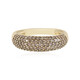 9K I2 Champagne Diamond Gold Ring (de Melo)