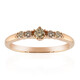 9K SI1 Argyle Rose De France Diamond Gold Ring (Annette)