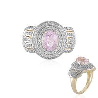 Kunzite Silver Ring