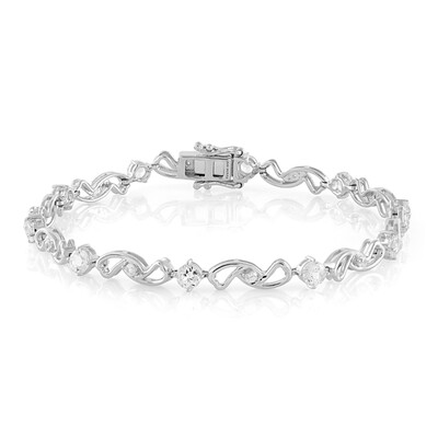 Danburite Silver Bracelet