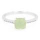 Prehnite Silver Ring