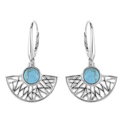 Turquoise Silver Earrings